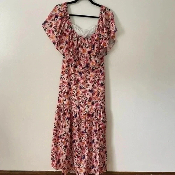 Catherine Malandrino off shoulder halter tiered dress medium - Picture 5 of 10